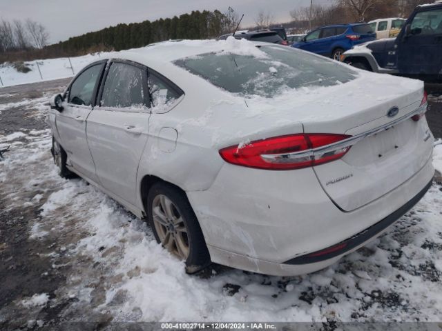 3FA6P0LU8JR206548 Ford Fusion Hybrid Se