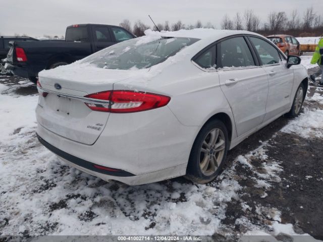 3FA6P0LU8JR206548 Ford Fusion Hybrid Se