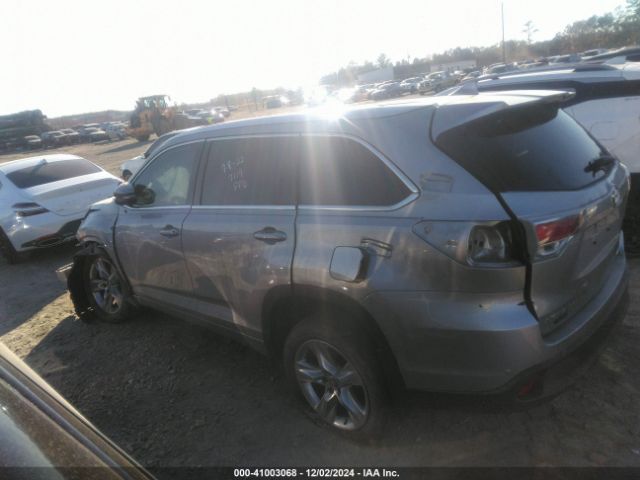 5TDDKRFH2GS317119 Toyota Highlander Limited Platinum V6