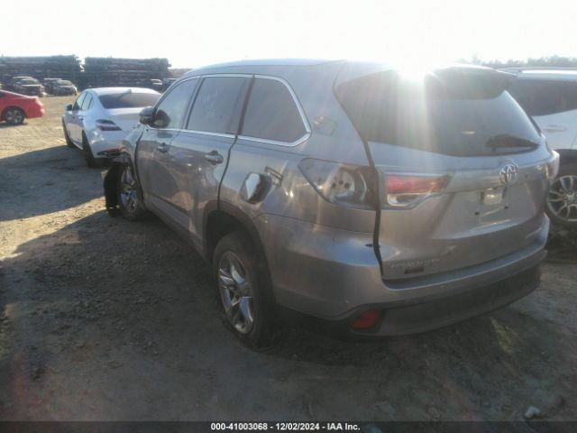 5TDDKRFH2GS317119 Toyota Highlander Limited Platinum V6