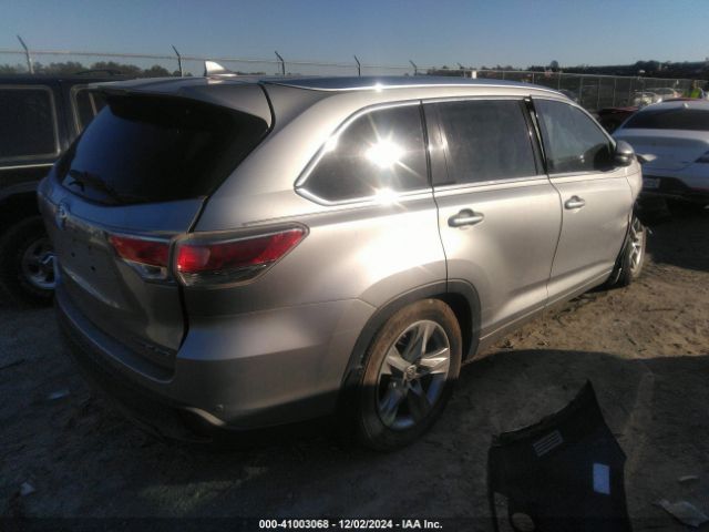 5TDDKRFH2GS317119 Toyota Highlander Limited Platinum V6
