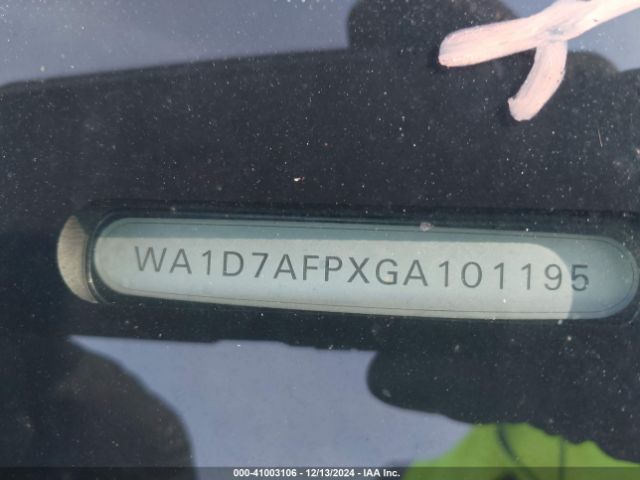 WA1D7AFPXGA101195 Audi Q5 3.0t Premium Plus