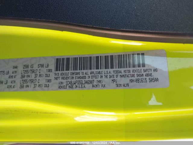 1C4BJWFG5GL346907 Jeep Wrangler Unlimited Rubicon Hard Rock