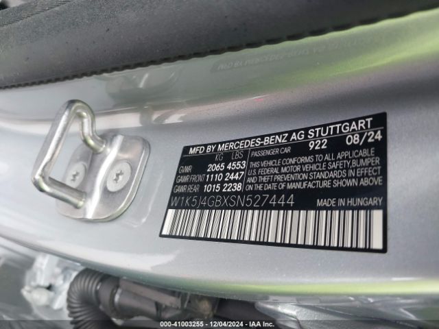 W1K5J4GBXSN527444 Mercedes-Benz Cla 250 Coupe
