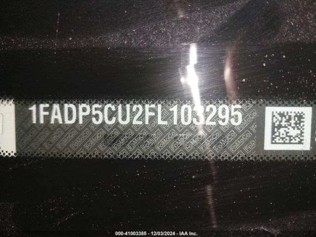 1FADP5CU2FL103295 Ford C-max Energi Sel