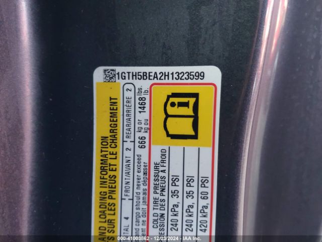 1GTH5BEA2H1323599 GMC Canyon