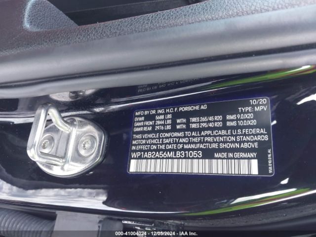 2021 PORSCHE MACAN WP1AB2A56MLB31053 Photo 8