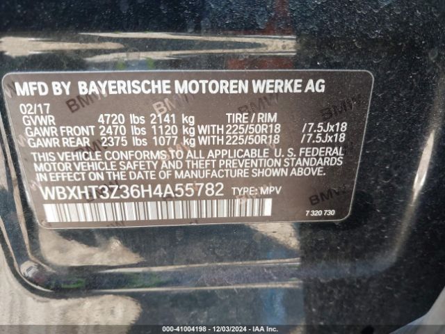 WBXHT3Z36H4A55782 BMW X1 Xdrive28i