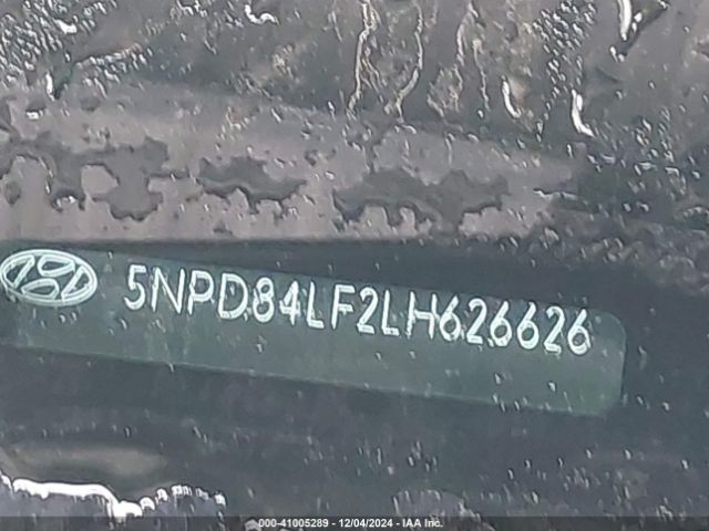 5NPD84LF2LH626626 Hyundai ELANTRA SEL