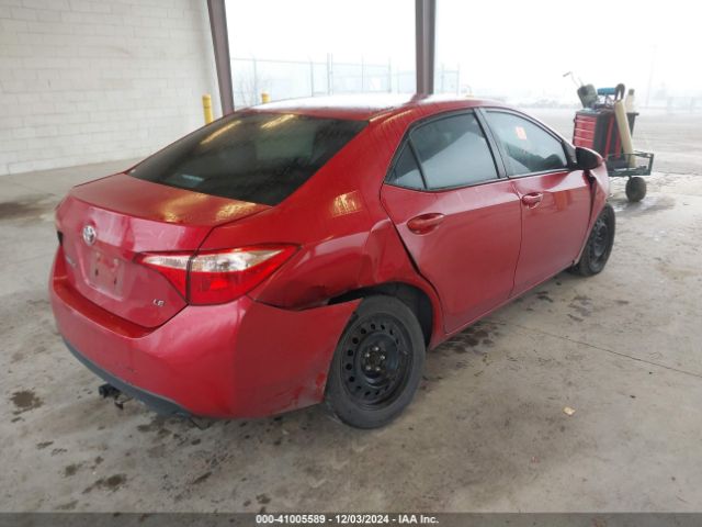 2T1BURHE3JC991316 Toyota COROLLA LE
