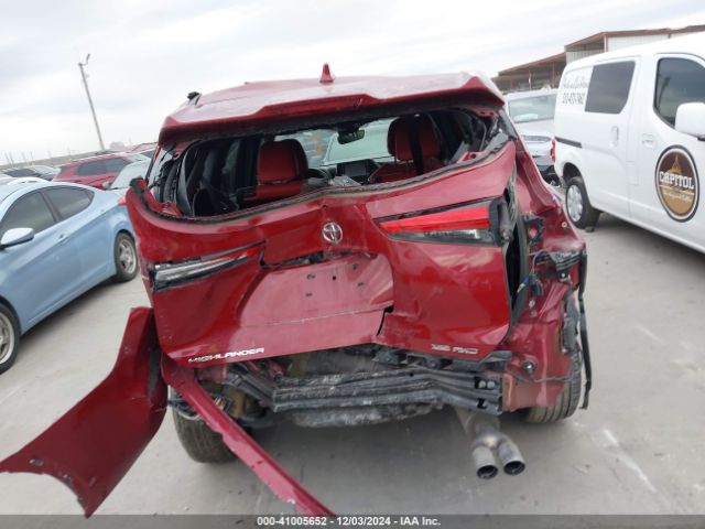 5TDLZRBH5MS068209 Toyota Highlander Xse