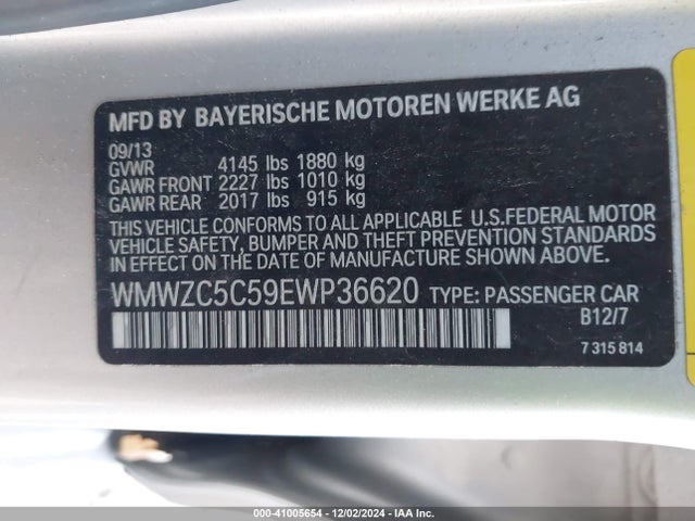 2014 MINI COUNTRYMAN WMWZC5C59EWP36620 Photo 8