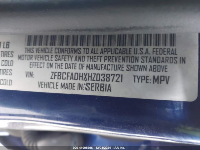 ZFBCFADHXHZ038721 Fiat 500L TREKKING