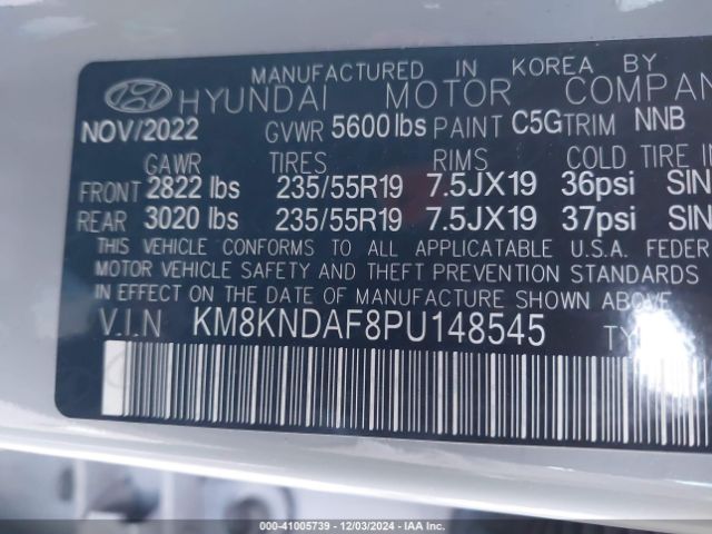2023 HYUNDAI IONIQ 5 KM8KNDAF8PU148545 Photo 8