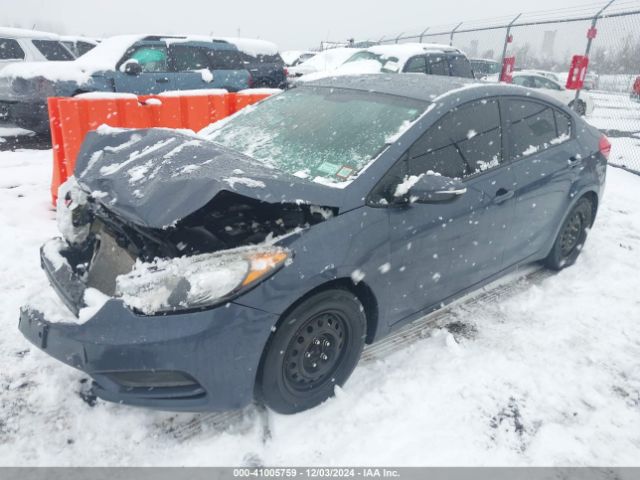 KNAFX4A68F5411607 KIA FORTE LX