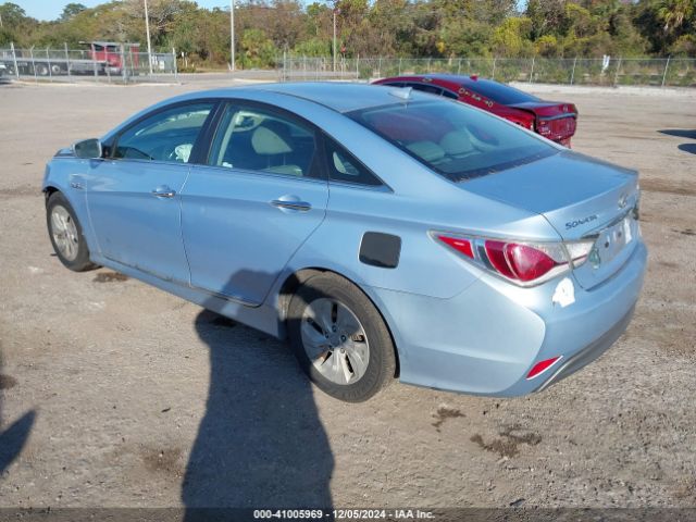 KMHEC4A45EA116538 Hyundai SONATA HYBRID