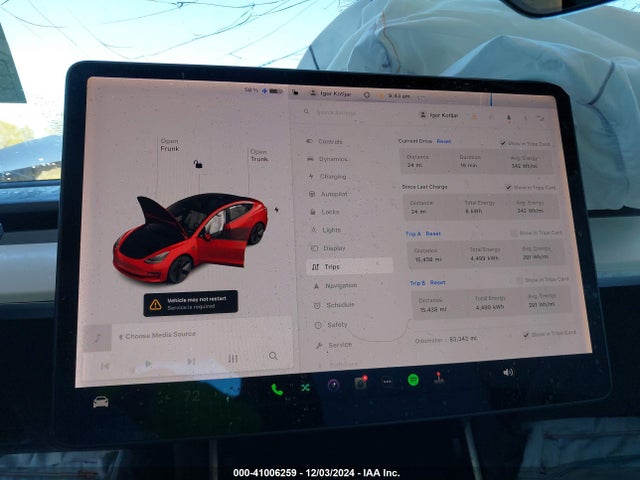 2019 TESLA MODEL 3 5YJ3E1EA7KF312441 Photo 6