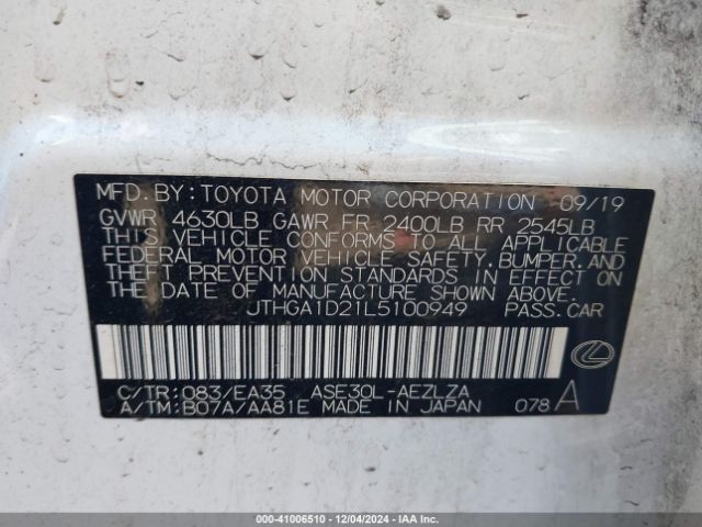 JTHGA1D21L5100949 Lexus IS 300