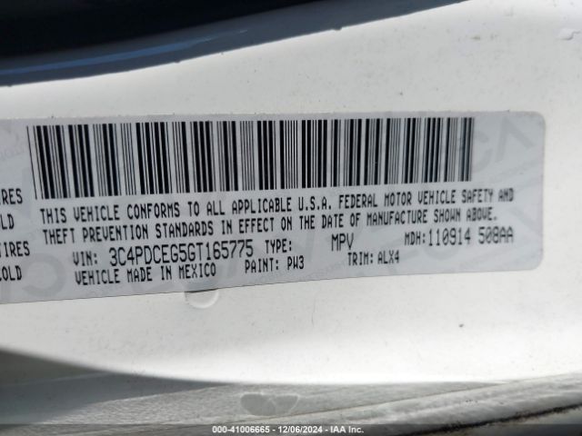3C4PDCEG5GT165775 Dodge Journey R/t