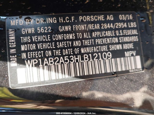 2017 PORSCHE MACAN WP1AB2A53HLB12109 Photo 8