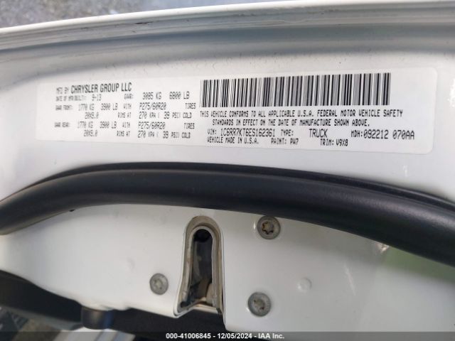 1C6RR7KT6ES162361 RAM 1500 Express