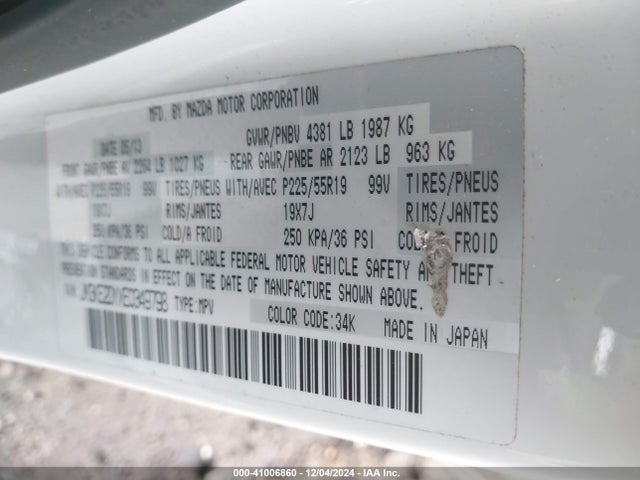 Mazda Cx-5 Grand Touring 2014 JM3KE2DYXE0349798 Image 9