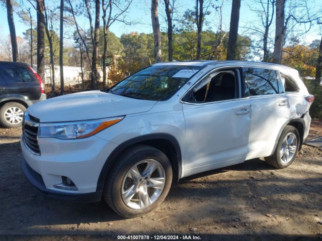 5TDDKRFH5GS298372 Toyota Highlander Limited Platinum V6