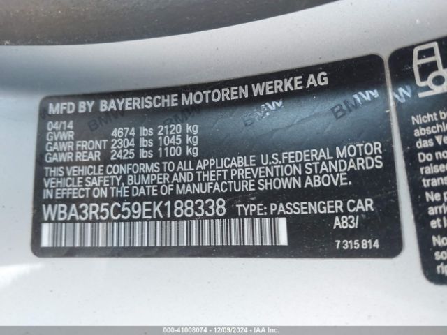 WBA3R5C59EK188338 BMW 435i Xdrive