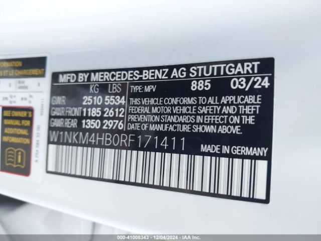 W1NKM4HB0RF171411 Mercedes-Benz Glc 300 4matic Suv