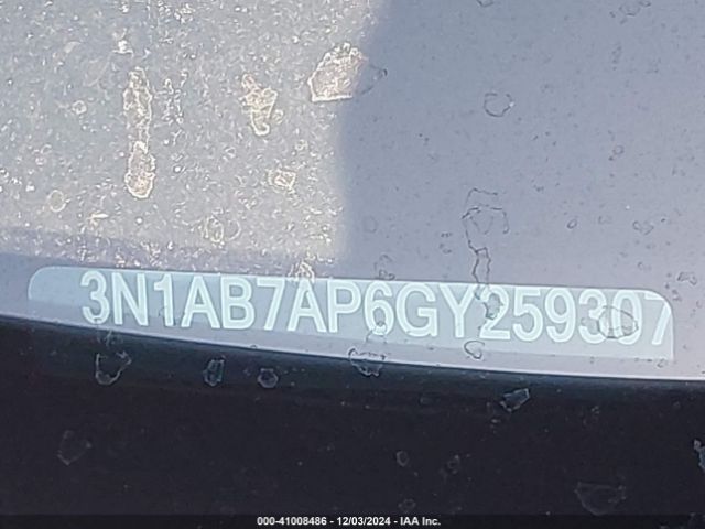 3N1AB7AP6GY259307 Nissan SENTRA SV