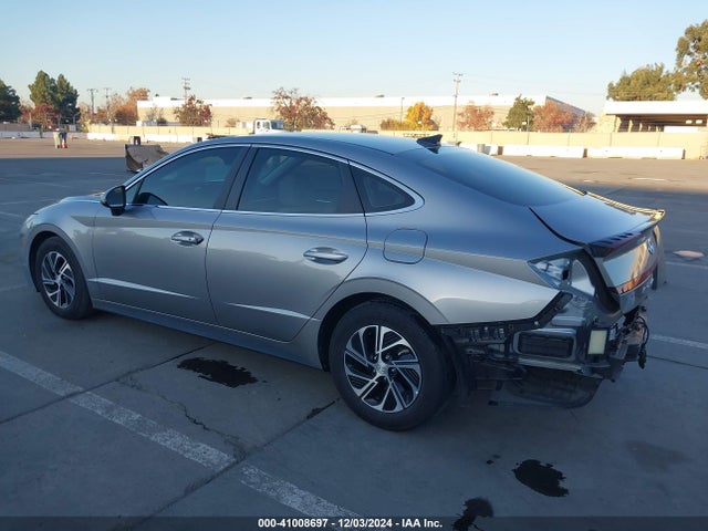 Hyundai Sonata Blue 2021 KMHL24JJ2MA035530 Image 3