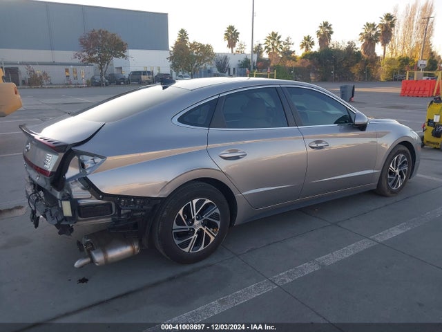 Hyundai Sonata Blue 2021 KMHL24JJ2MA035530 Image 4