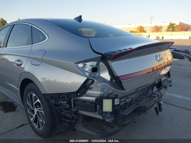 Hyundai Sonata Blue 2021 KMHL24JJ2MA035530 Image 6