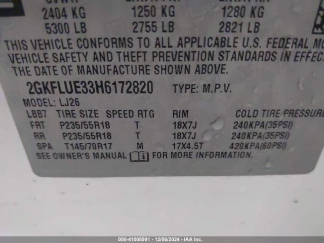 2GKFLUE33H6172820 GMC Terrain Slt
