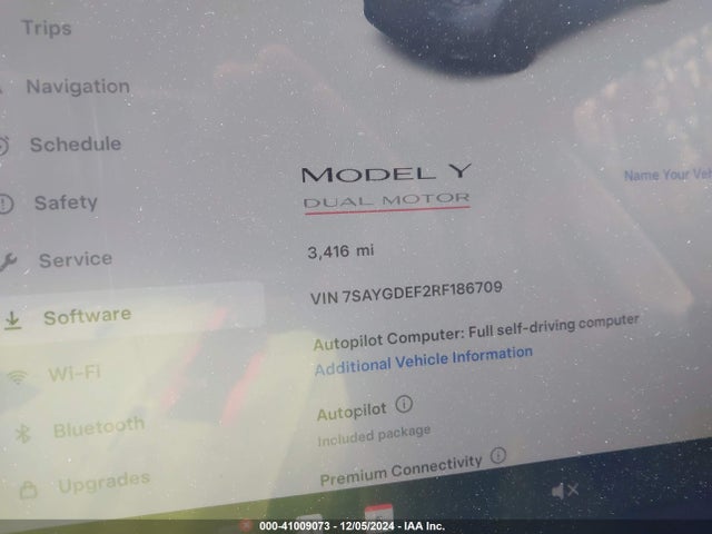 2024 TESLA MODEL Y 7SAYGDEF2RF186709 Photo 6