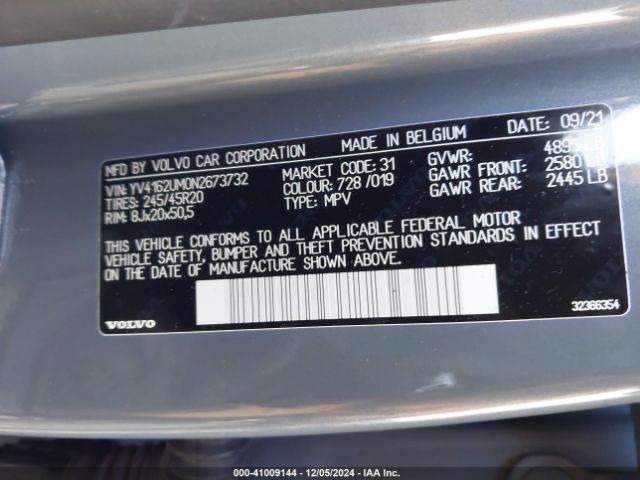 YV4162UM0N2673732 Volvo Xc40 T5 R-design