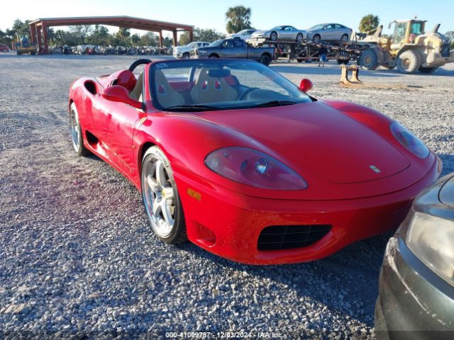 2001 FERRARI 360 SPIDER/SPIDER F1 ZFFYT53A210125273 Photo 0