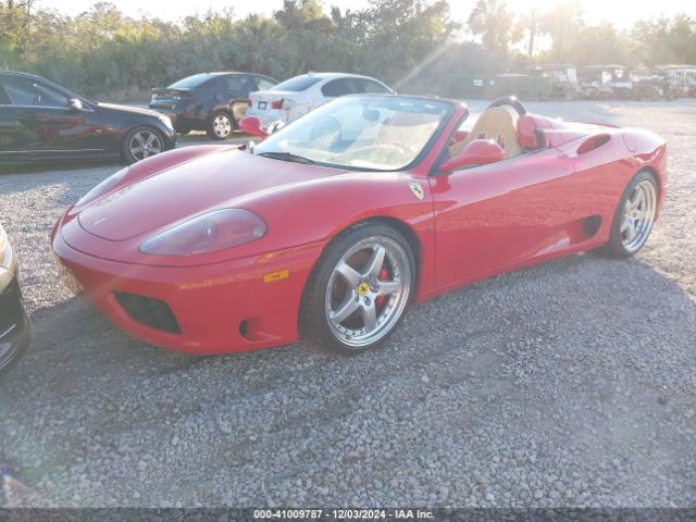 2001 FERRARI 360 SPIDER/SPIDER F1 ZFFYT53A210125273 Photo 1