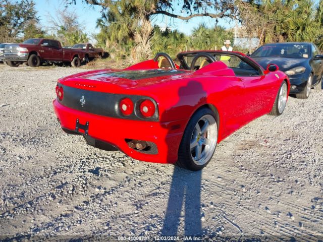 2001 FERRARI 360 SPIDER/SPIDER F1 ZFFYT53A210125273 Photo 3