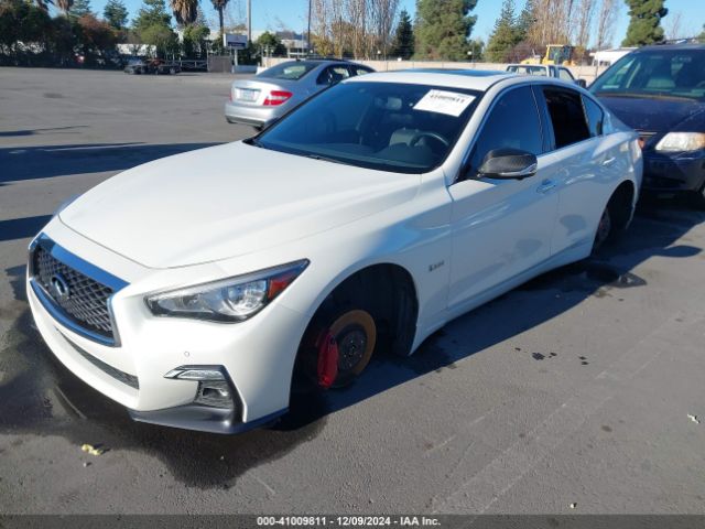 JN1FV7AR3JM700299 Infiniti Q50 3.0t Red Sport 400
