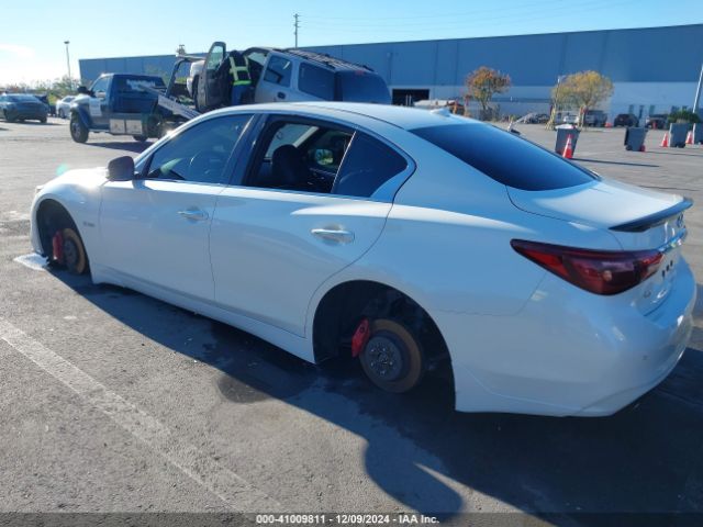 JN1FV7AR3JM700299 Infiniti Q50 3.0t Red Sport 400