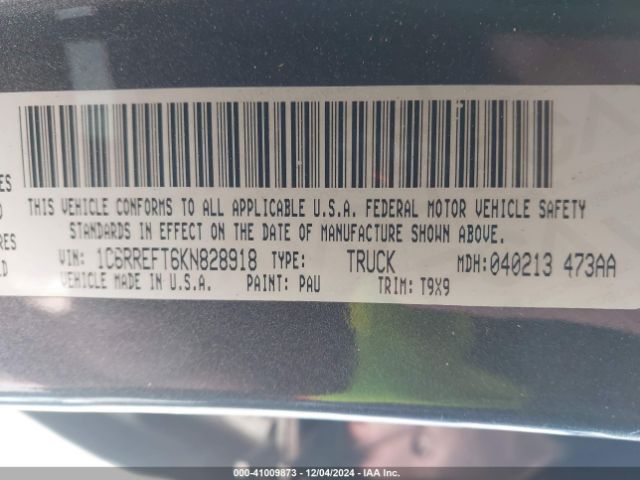 2019 RAM 1500 1C6RREFT6KN828918 Photo 8