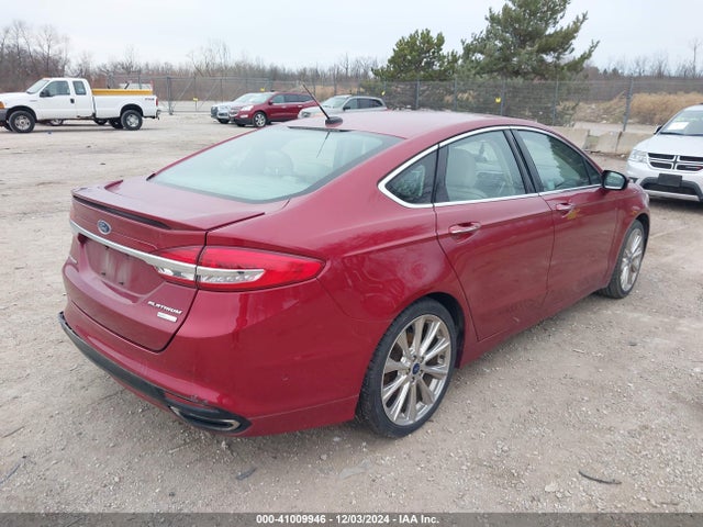 Ford Fusion Platinum 2017 3FA6P0D92HR128711 Image 4