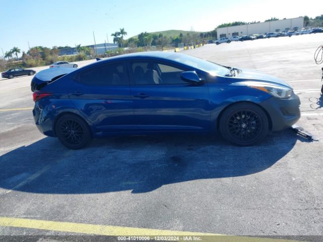 KMHDH4AE4FU453630 Hyundai ELANTRA SE