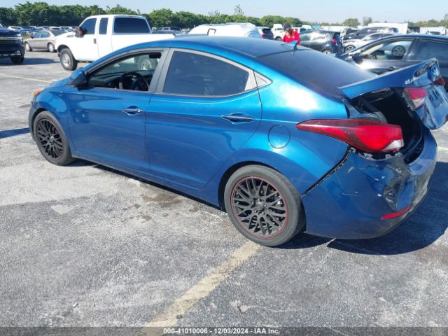 KMHDH4AE4FU453630 Hyundai ELANTRA SE