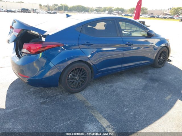 KMHDH4AE4FU453630 Hyundai ELANTRA SE