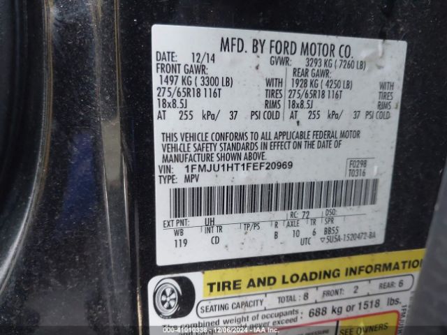 1FMJU1HT1FEF20969 Ford Expedition Xlt