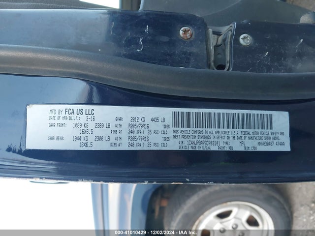 1C4NJPBA7GD703101 Jeep Patriot Sport