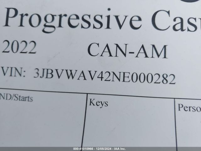 2022 CAN-AM MAVERICK X3 3JBVWAV42NE000282 Photo 9