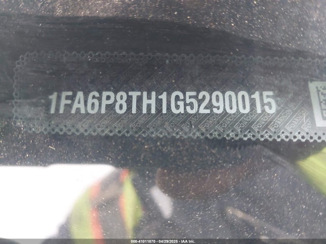 Ford Mustang Ecoboost 2016 1FA6P8TH1G5290015 Image 9
